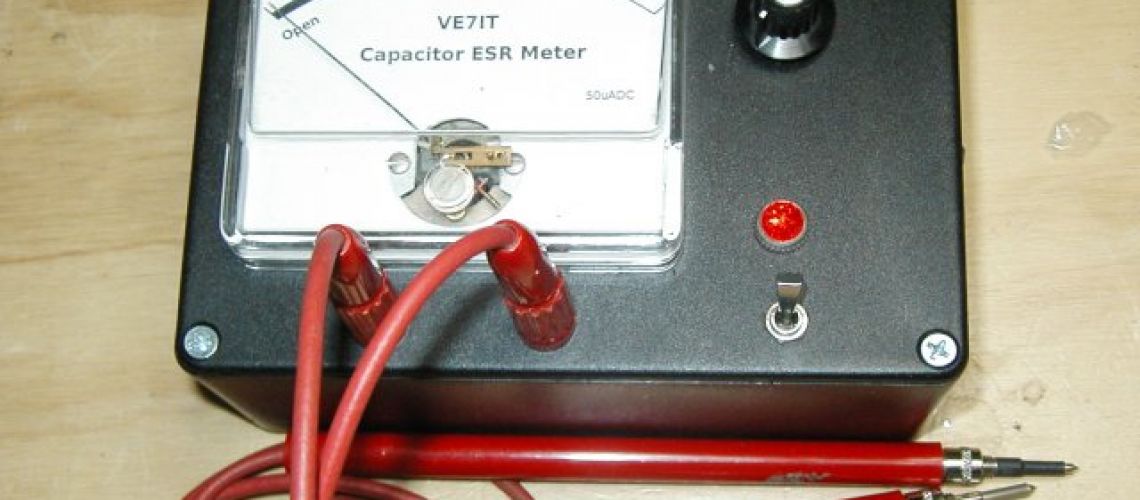 Analógový ESR merač kondenzátorov