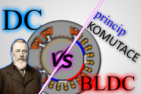 DC vs BLDC motor (vysvětlení principu komutace stejnosměrných motorů)