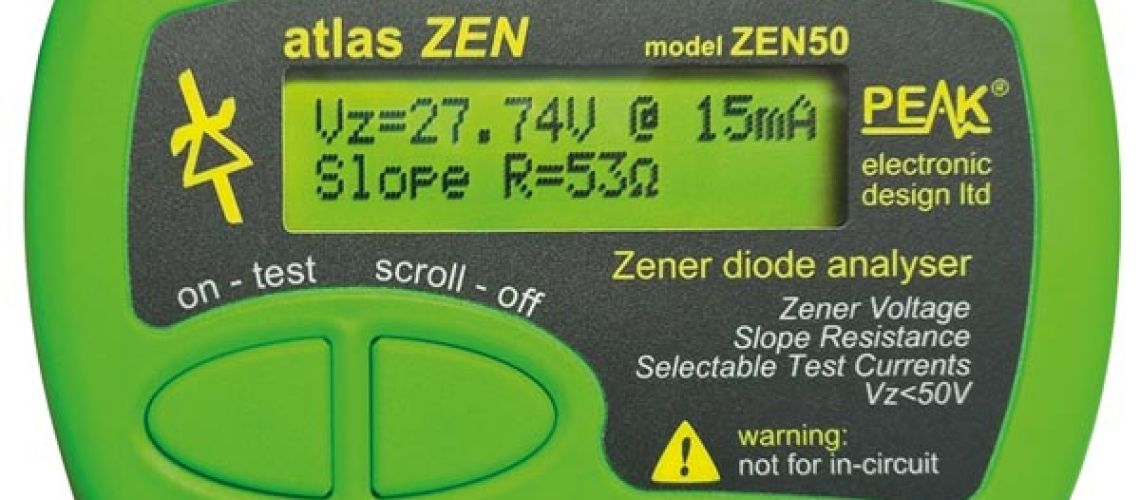 ZEN50 - tester zenerových diód